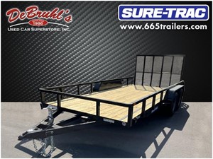 Picture of a 2022 Sure Trac 7X16 Tube Top Utility 7k Open Trailer (New)