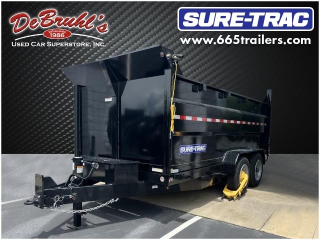 Picture of a used 2022 Sure Trac ST 82X14   16K  4FT SIDES Dump Trailer (New)
