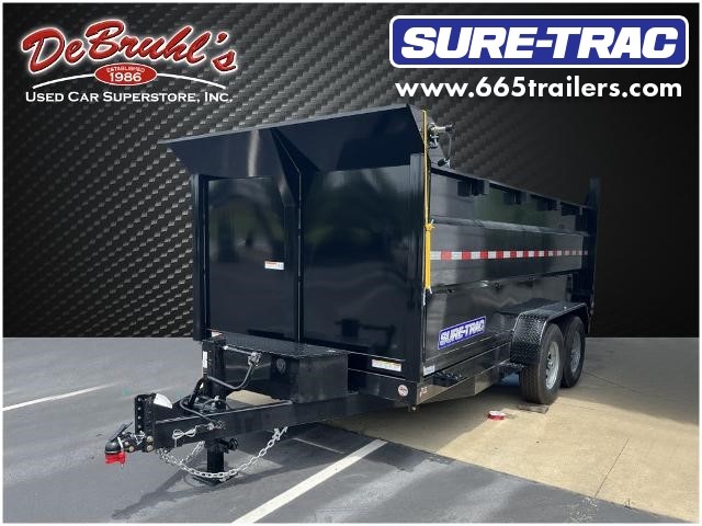 Picture of a used 2022 Sure Trac ST 82X14  14K  4FT SIDES Dump Trailer (New)