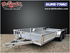 Picture of a 2023 Sure Trac ST716TA2 Aluminum TT ATV Utility Trailer (New)