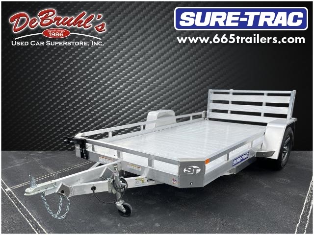 Picture of a used 2023 Sure Trac T712 Aluminum Low Side Ut Utility Trailer (New)