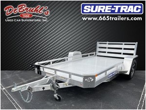 Picture of a 2023 Sure Trac T712 Aluminum Low Side Ut Utility Trailer (New)