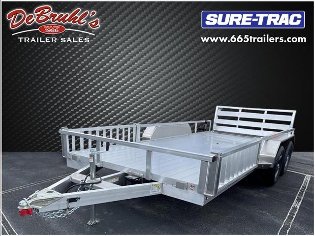 Picture of a used 2023 Sure Trac ST716TA2 Tube Top Atv Utility Trailer (New)