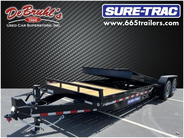 Picture of a used 2023 Sure Trac 7X18+4  TILT BED  16K Open Trailer (New)