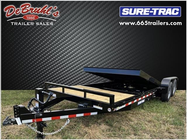 Sure Trac ST7X18+4   TILT BED 14K Open Trailer (New) in Asheville