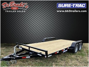 Picture of a 2023 Sure Trac ST7X18 C-CHANNEL CAR 7K Open Trailer (New)