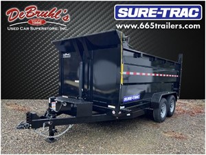 Picture of a 2023 Sure Trac ST82X14 TEL 4FT SIDES 14K Dump Trailer (New)
