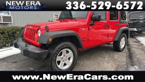 2017 Jeep Wrangler Unlimited Sport SUV 4D