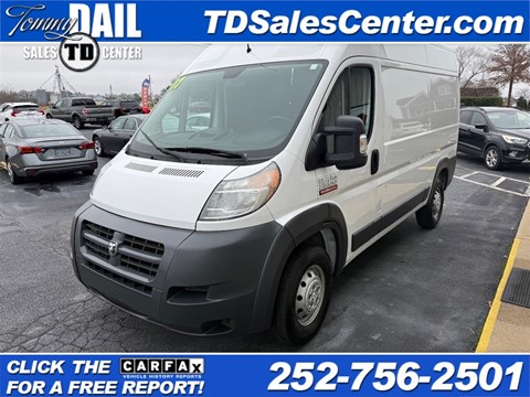 2017 RAM PROMASTER 2500 High Roof Tradesman 136-in. WB