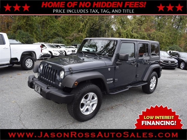 Jeep Wrangler JK Unlimited Sport 4WD in Burlington