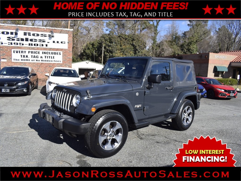 2016 Jeep Wrangler Sahara