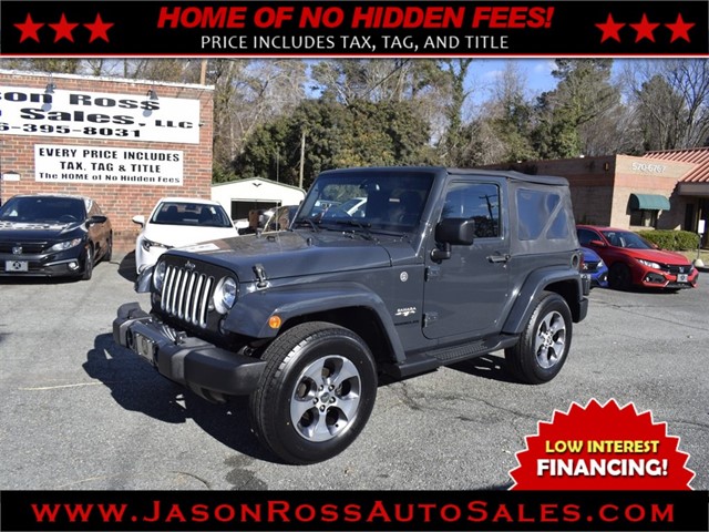Jeep Wrangler Sahara 4WD in Burlington