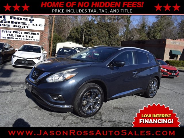 Nissan Murano Platinum AWD in Burlington