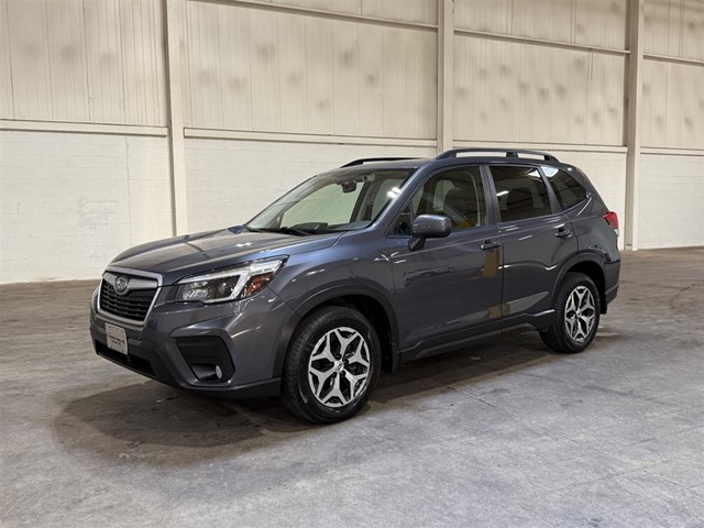Gray 2021 Subaru Forester Premium Crossover AWD SUV / Crossover All-Wheel Drive Continuously Variable Transmission