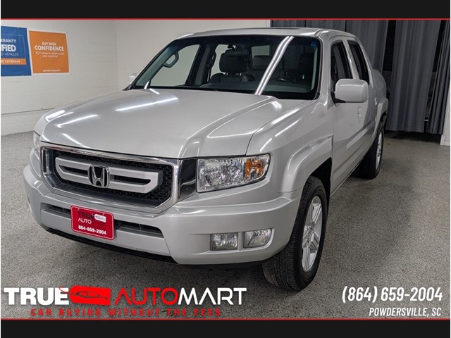 Silver 2009 Honda Ridgeline RTL with Navi Pickup Truck Four-Wheel Drive Automatic