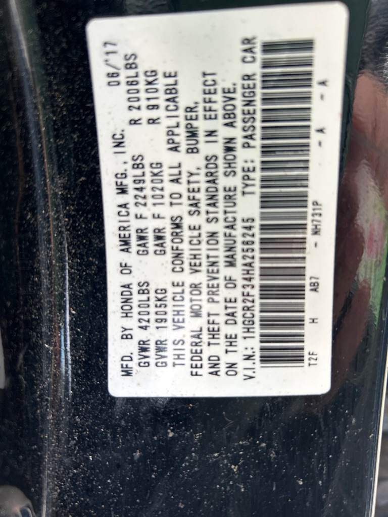 2017 Honda Accord LX  photo