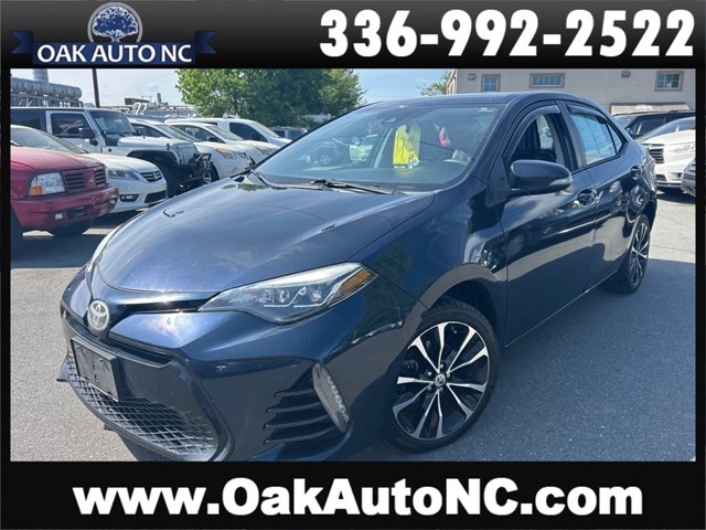 Blue 2017 Toyota Corolla SE Sedan Front-Wheel Drive Continuously Variable Transmission