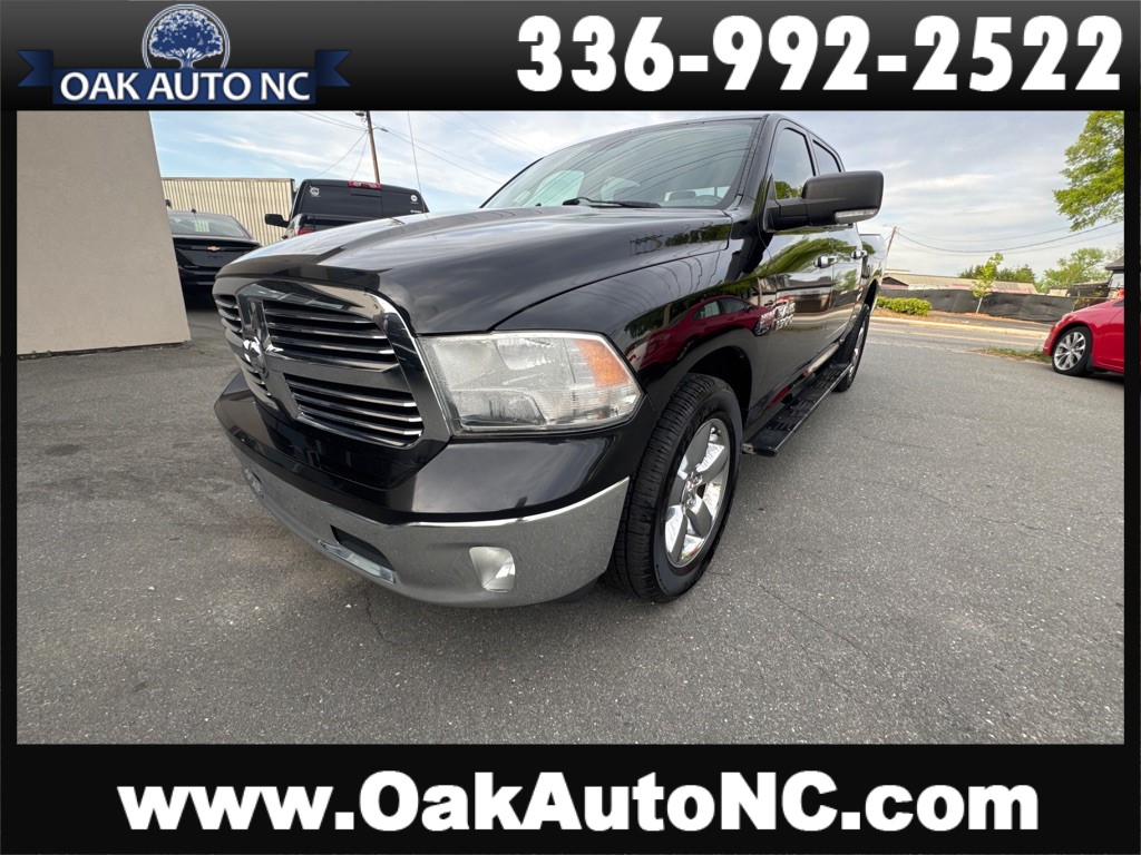 Black 2014 RAM 1500 Lone Star Crew Cab 4WD Pickup Truck Four-Wheel Drive Automatic