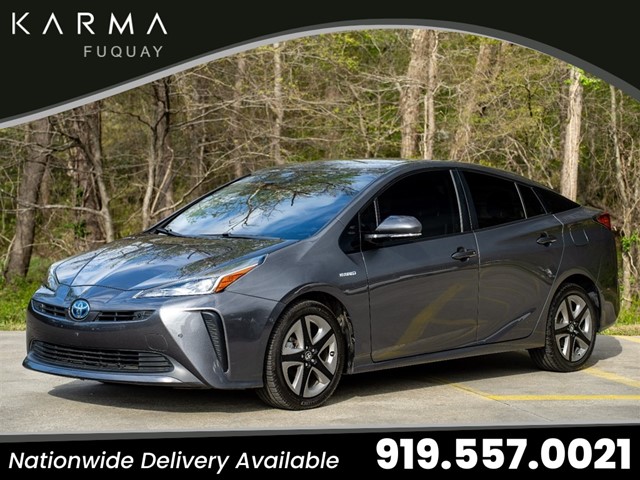 Gray 2020 Toyota Prius XLE FWD Hatchback Front-Wheel Drive Continuously Variable Transmission