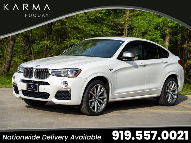 White 2017 BMW X4 M40i AWD SUV / Crossover All-Wheel Drive Automatic