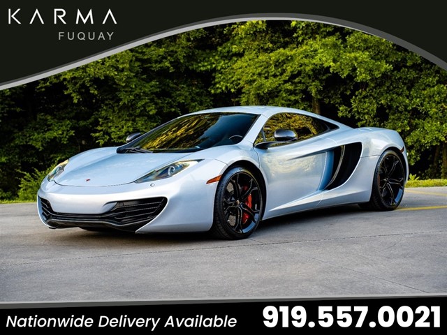 Silver 2012 McLaren MP4-12C Base Coupe Rear-Wheel Drive Automatic
