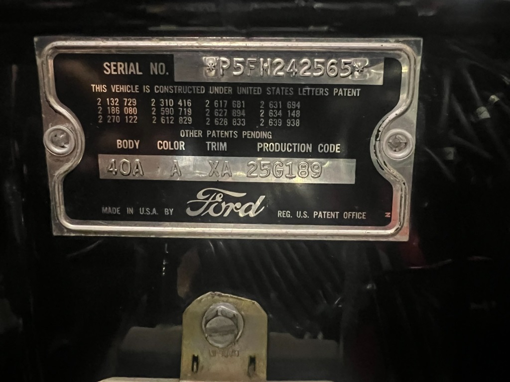 1955 Ford Thunderbird Roadster 69