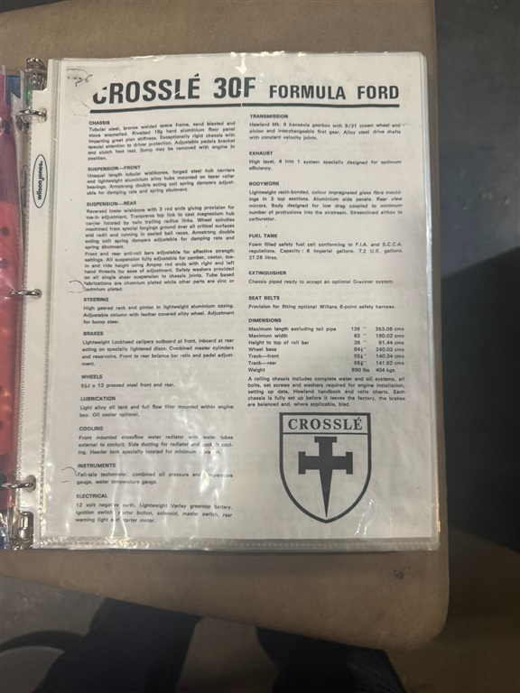 1974 Crossle Model 30F Formula Ford 79