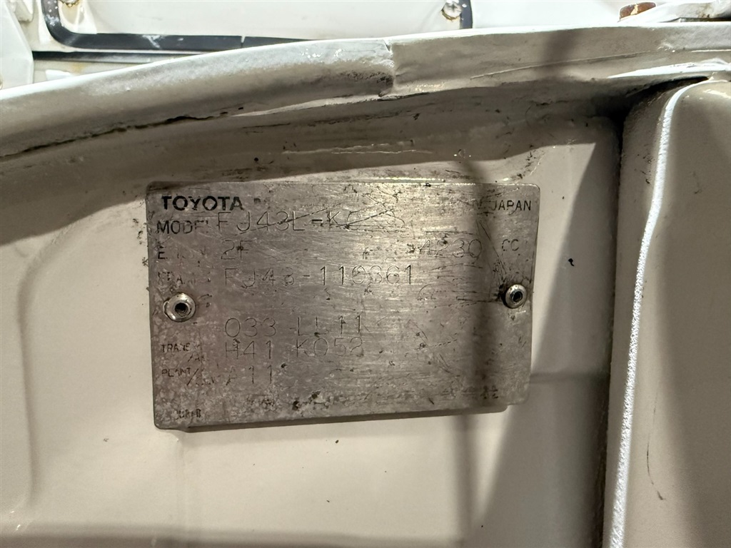 1982 Toyota Land Cruiser FJ 43 75