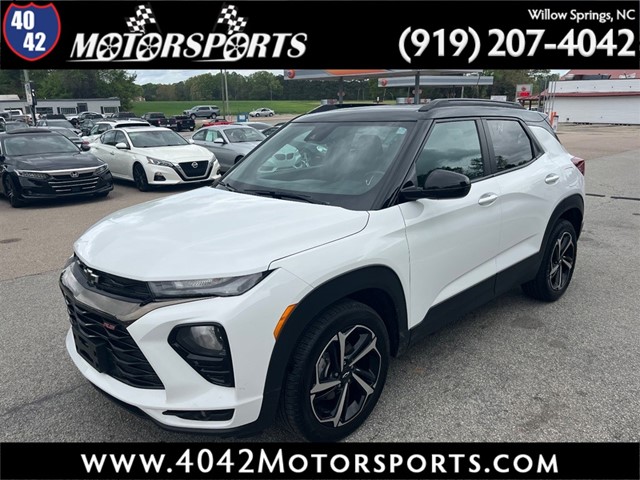 SUMMIT WHITE 2023 Chevrolet Trailblazer RS FWD SUV / Crossover Front-Wheel Drive Continuously Variable Transmission