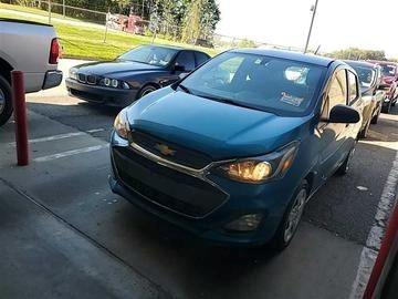 Blue 2020 Chevrolet Spark LS FWD Hatchback Front-Wheel Drive Continuously Variable Transmission