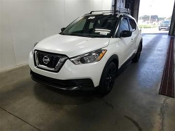 White 2020 Nissan Kicks SV FWD SUV / Crossover Front-Wheel Drive Continuously Variable Transmission