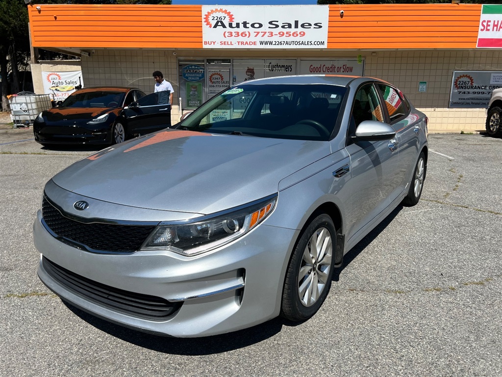 Silver 2018 Kia Optima LX Sedan Front-Wheel Drive Automatic