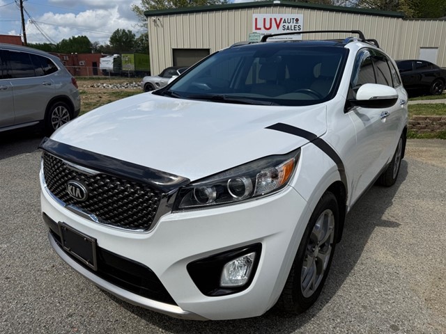 White 2017 Kia Sorento SX V6 AWD SUV / Crossover All-Wheel Drive Automatic