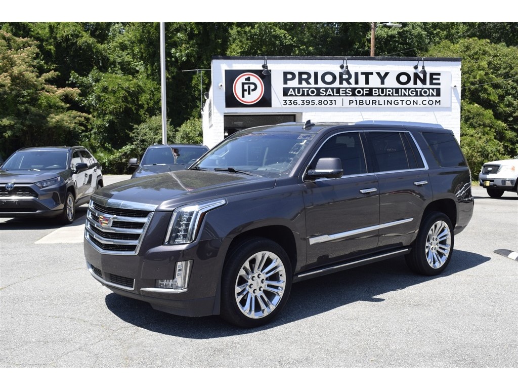 Gray 2018 Cadillac Escalade Premium Luxury RWD SUV / Crossover Rear-Wheel Drive Automatic