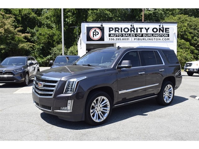 Gray 2018 Cadillac Escalade Premium Luxury RWD SUV / Crossover Rear-Wheel Drive Automatic