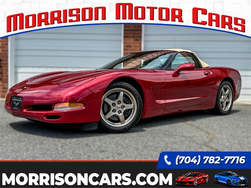 Gray (Magnetic Red) 1999 Chevrolet Corvette Convertible RWD Convertible Rear-Wheel Drive 6-Speed Manual