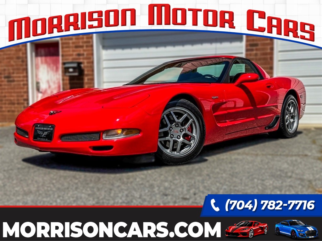 Torch Red 2002 Chevrolet Corvette Z06 Hardtop Coupe RWD Coupe Rear-Wheel Drive 6-Speed Manual